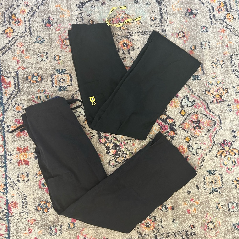 Black Scrub Pants